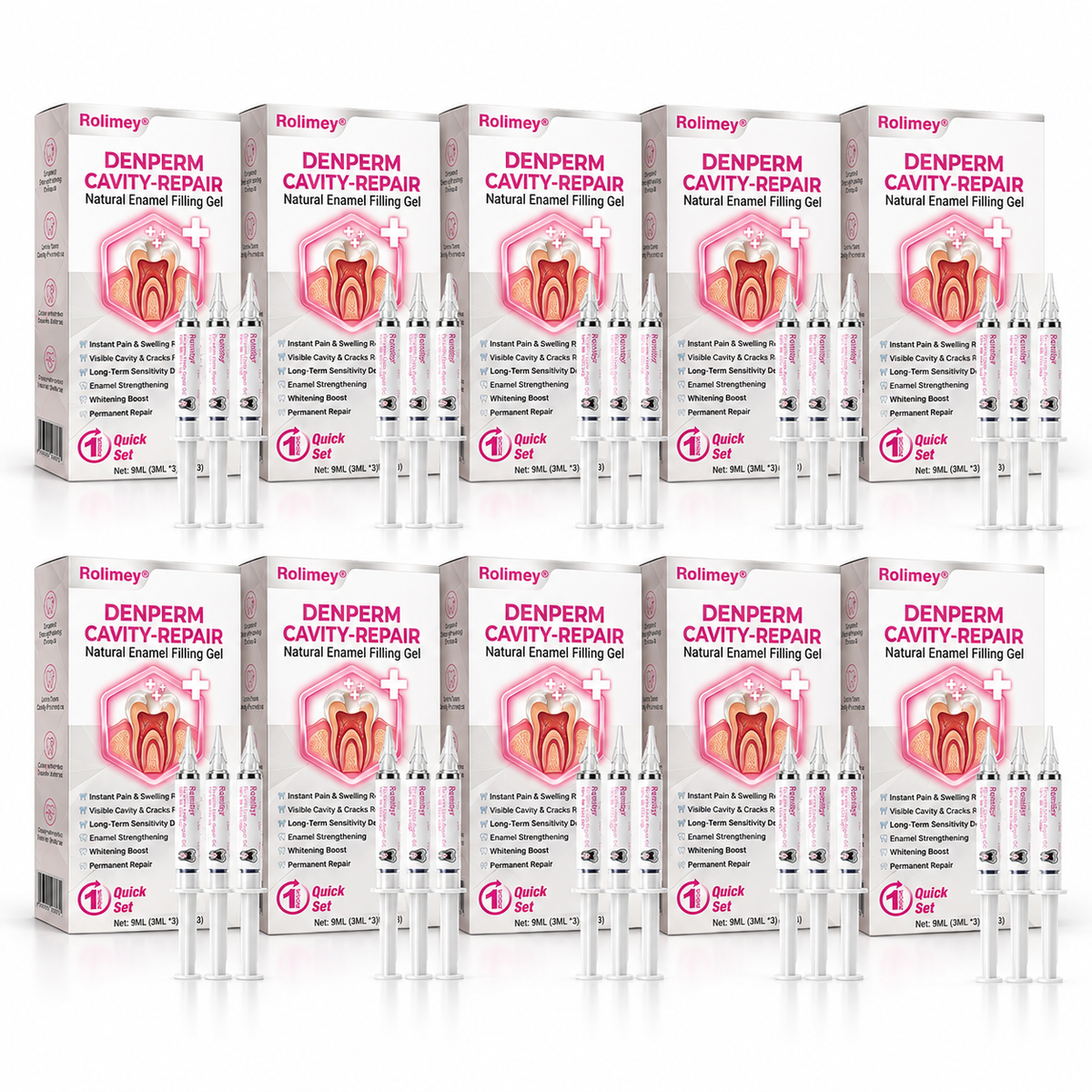 Rolimey® DenPerm – Natürliches Zahnschmelz-Füllgel zur Kariessanierung