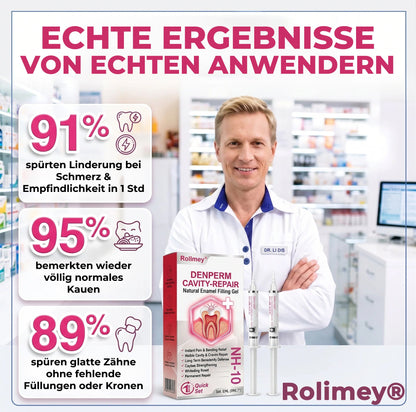 Rolimey® DenPerm – Natürliches Zahnschmelz-Füllgel zur Kariessanierung